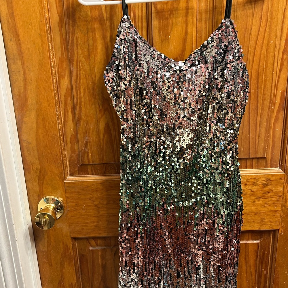 Sequin Evening Dress